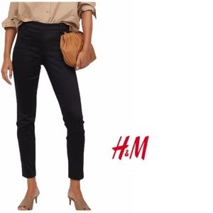H&M Ankle-length🖤Black Cigarette Trousers